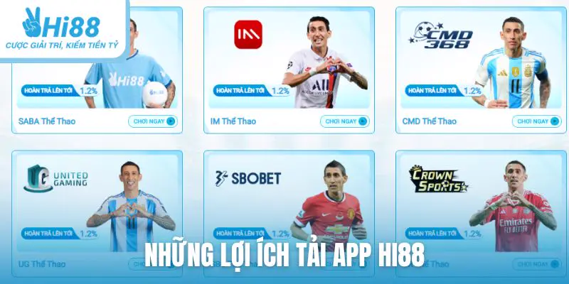 Những lợi ích thiết thực khi tải app Hi88