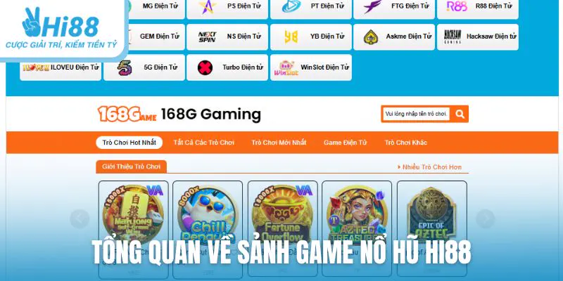 Tổng quan về sảnh game nổ hũ Hi88